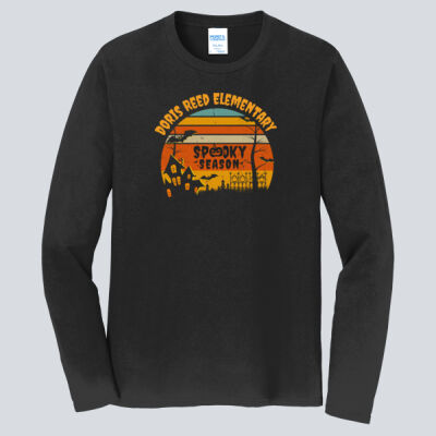 Adult Long Sleeve Shirt - Fall Holidays - Haunted House Thumbnail