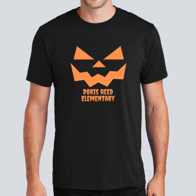 Adult T-Shirt - Fall Holidays - Jack O' Lantern - Orange Thumbnail