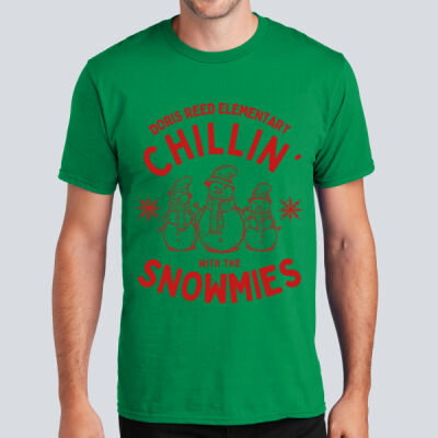Adult T-Shirt - Winter Holidays - Chillin' - Red Thumbnail