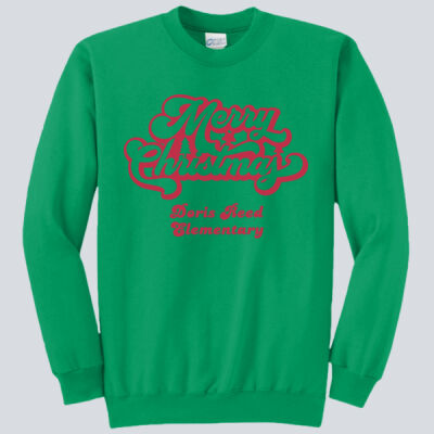 Adult Crewneck - Winter Holidays - Merry Christmas - Red Thumbnail