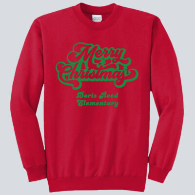 Adult Crewneck - Winter Holidays - Merry Christmas - Green Thumbnail