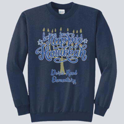 Adult Crewneck - Winter Holidays - Happy Hanukkah Thumbnail