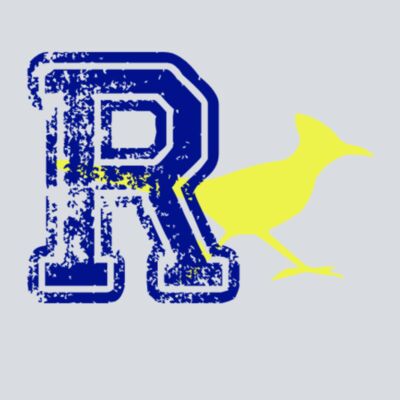 R Distressed and logo - Blue and Yellow  Thumbnail